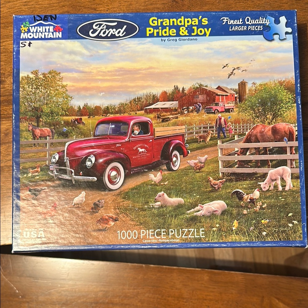 White Mountain Ford Grandpa's Pride & Joy Puzzle